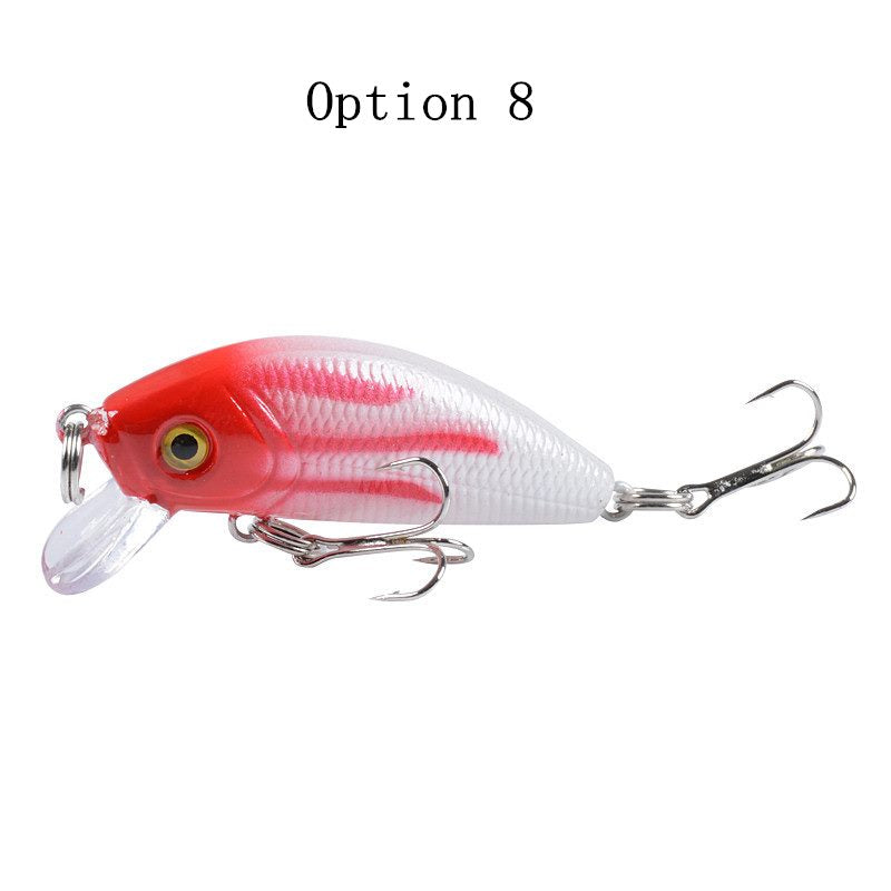 2 pcs 5cm 3.6g floating minnow lure