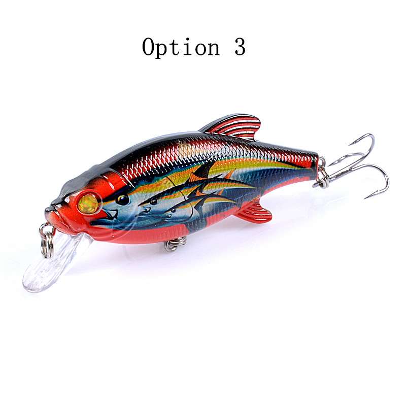 2 pcs 8cm 10.9g floating minnow lure