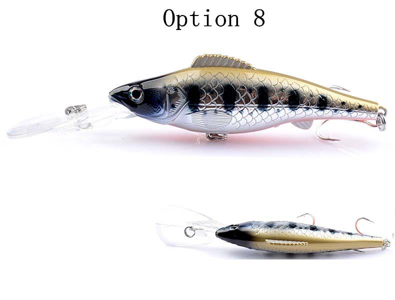 2 pcs 12.6cm 14.7g floating minnow lure