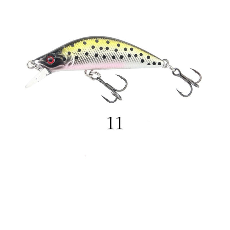 2 pcs 5cm 4.5g sinking minnow lures