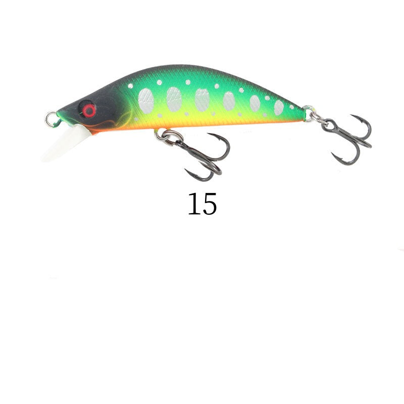 2 pcs 5cm 4.5g sinking minnow lures