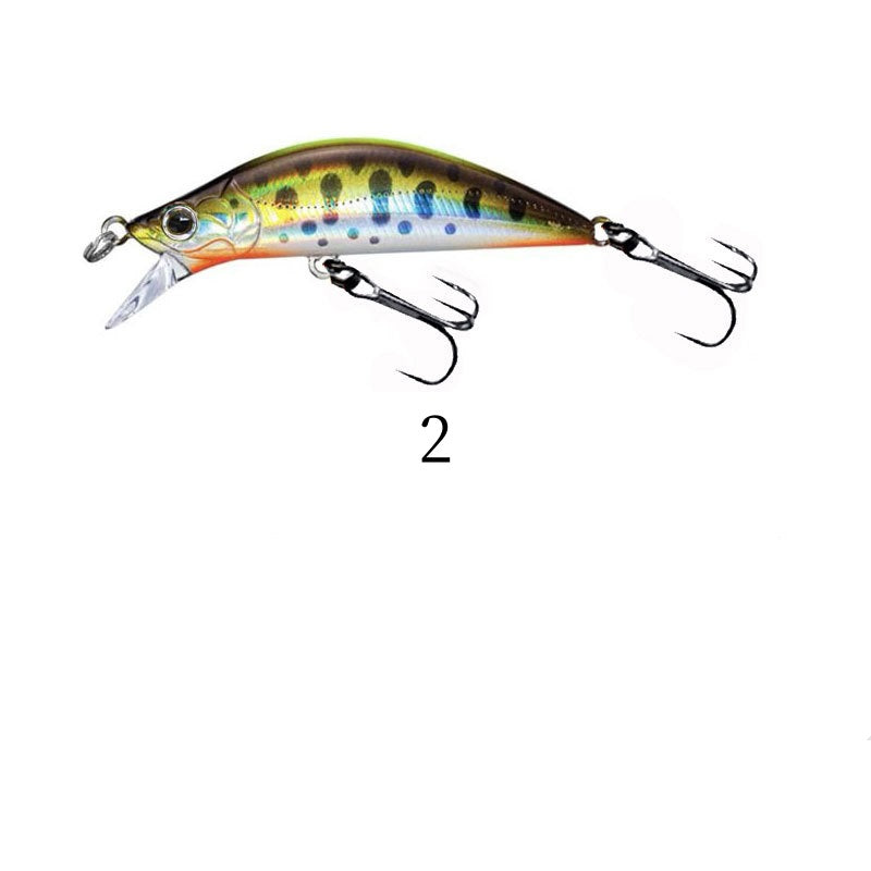 2 pcs 5cm 4.5g sinking minnow lures