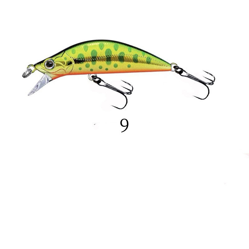 2 pcs 5cm 4.5g sinking minnow lures