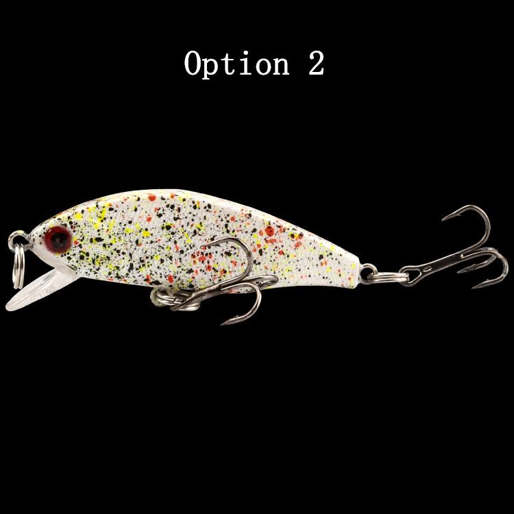 2 pcs 5.5cm 3.4g sinking minnow lure