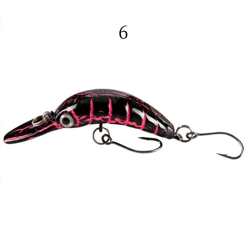 2 pcs 5.2cm 2.6g floating minnow lure