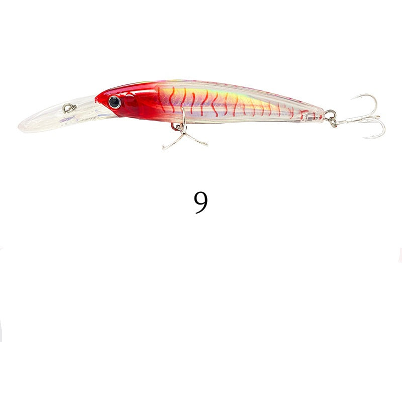2 pc 14cm 47.6g minnow lure for big fish