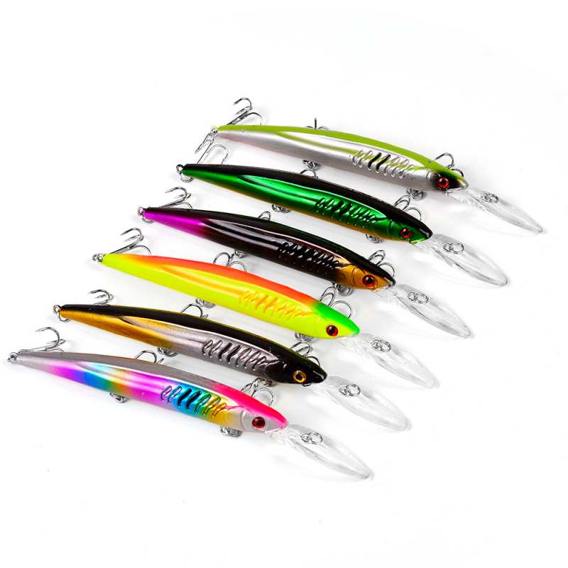 2 pc 15cm 12.5g floating minnow lure