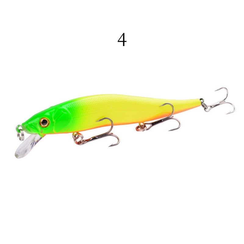 2 pcs 12cm 13.5g sinking minnow lure with three treble hooks