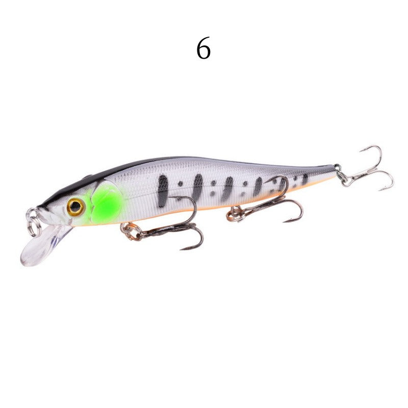 2 pcs 12cm 13.5g sinking minnow lure with three treble hooks