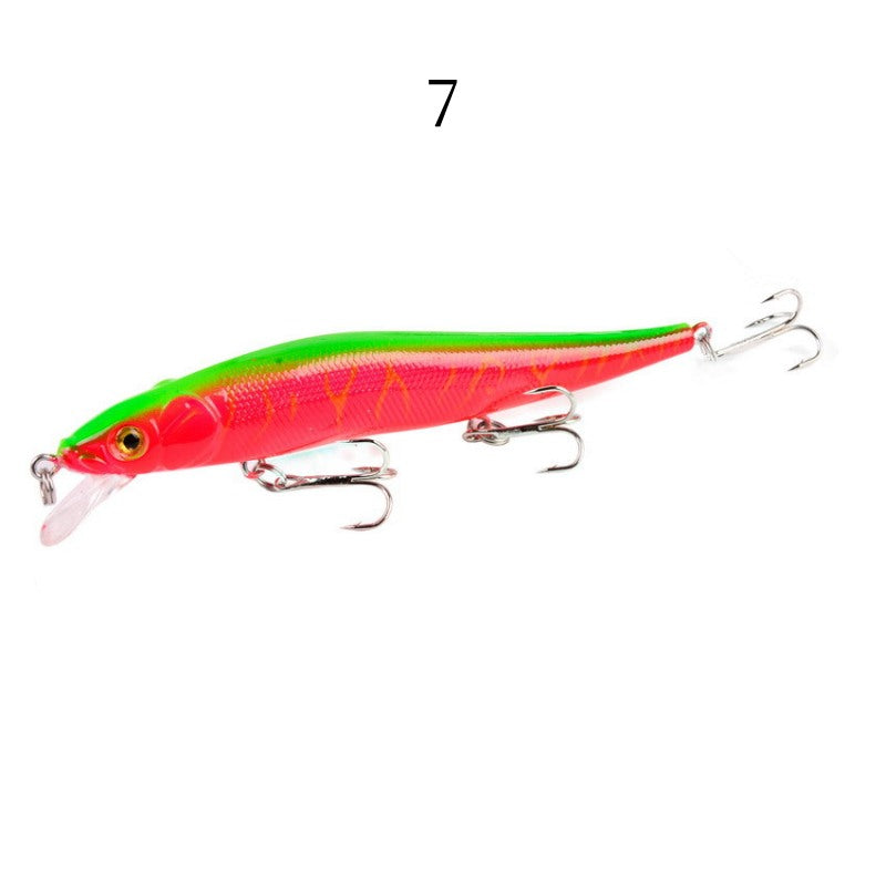 2 pcs 12cm 13.5g sinking minnow lure with three treble hooks