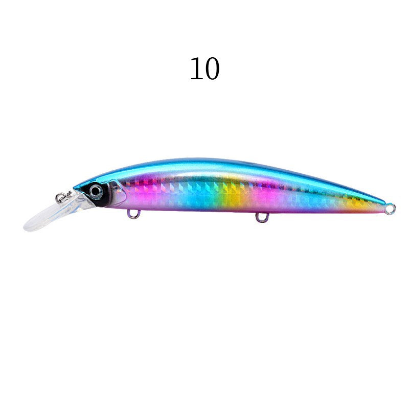 2 pcs 13.3cm 38.2g sinking heavy minnow lures