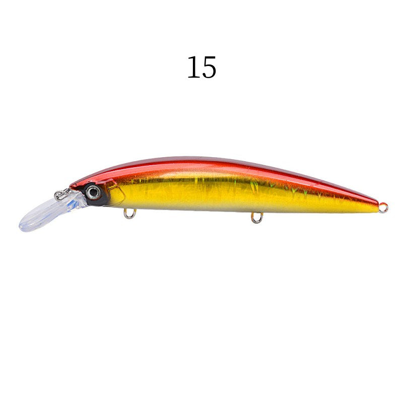 2 pcs 13.3cm 38.2g sinking heavy minnow lures
