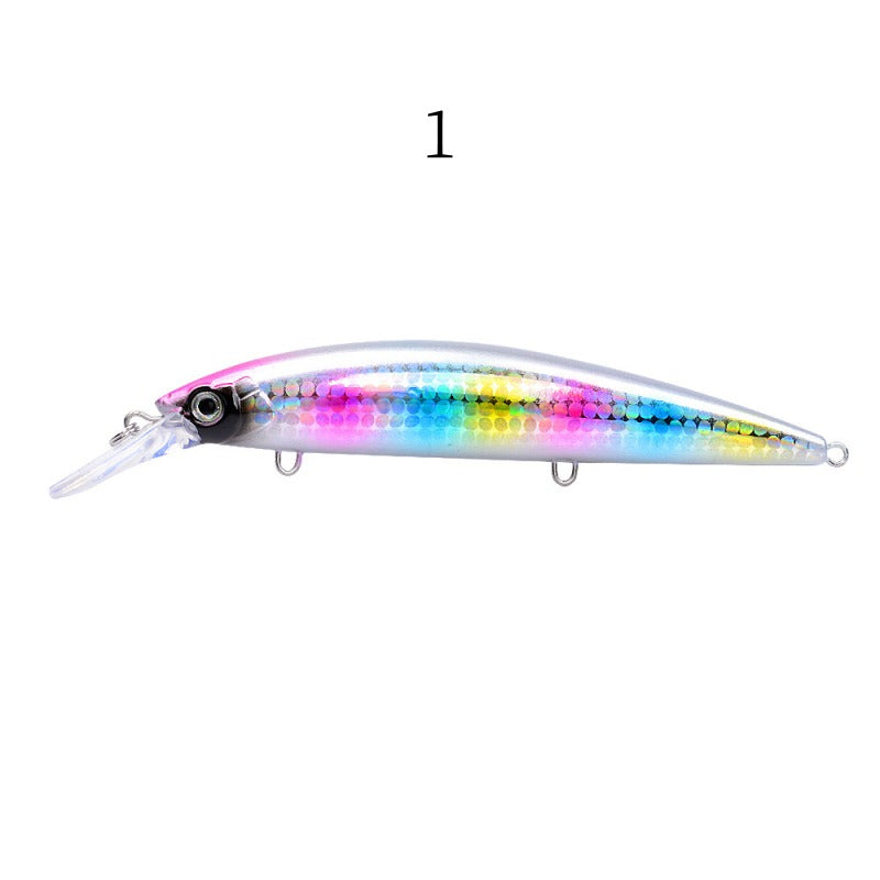 2 pcs 13.3cm 38.2g sinking heavy minnow lures