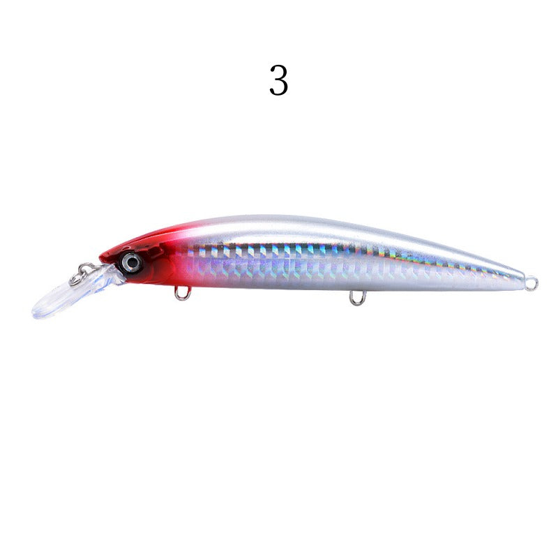2 pcs 13.3cm 38.2g sinking heavy minnow lures