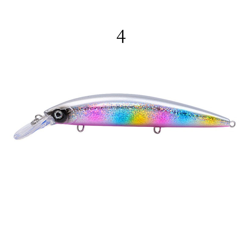 2 pcs 13.3cm 38.2g sinking heavy minnow lures