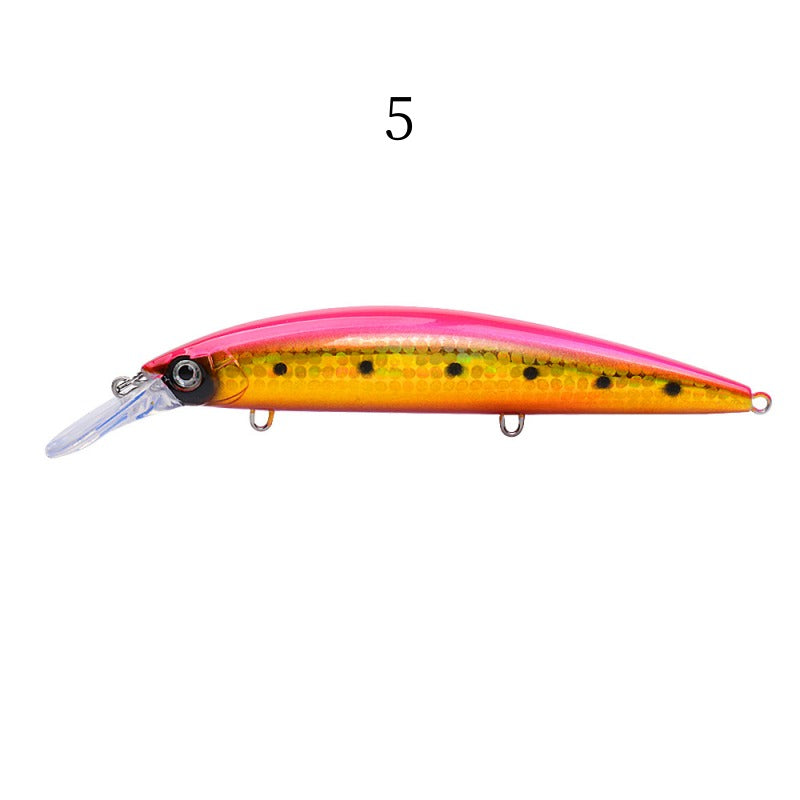 2 pcs 13.3cm 38.2g sinking heavy minnow lures