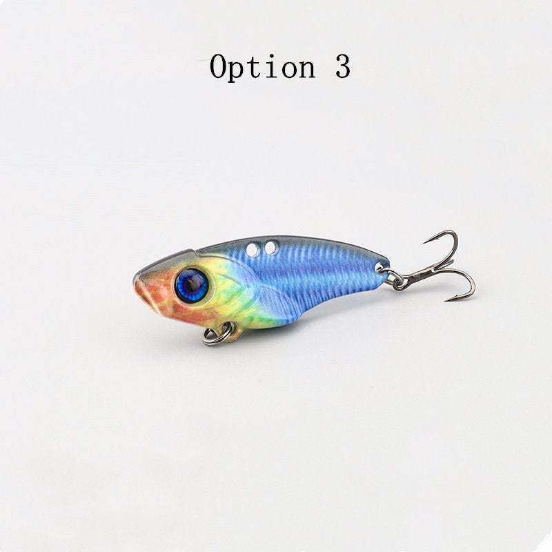 2pc 7/10/15/20g 3D printed metal vibrating blade fishing lure
