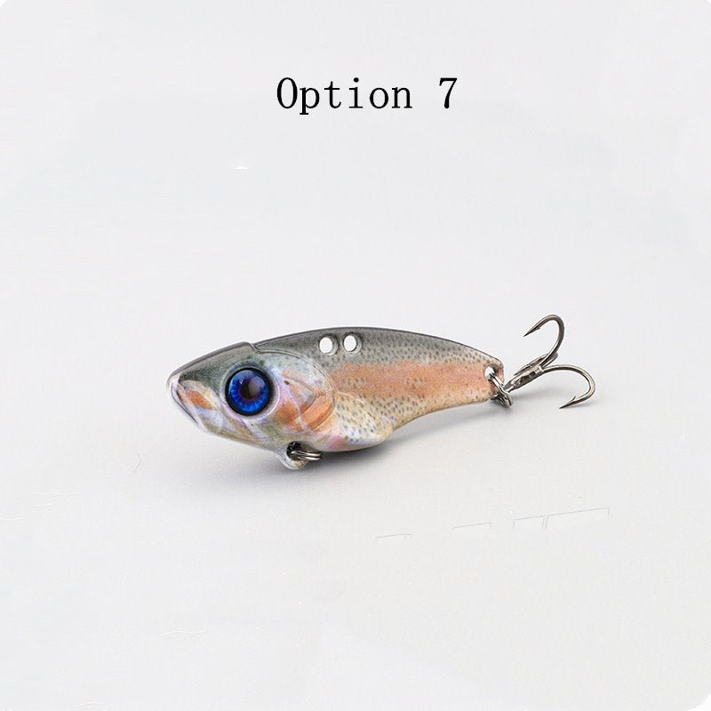 2pc 7/10/15/20g 3D printed metal vibrating blade fishing lure