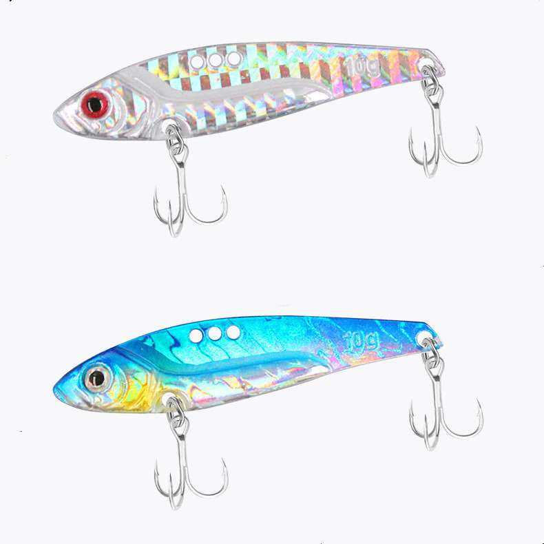 2pc 7/10/14/18g metal vibrating blade sinking fishing lure