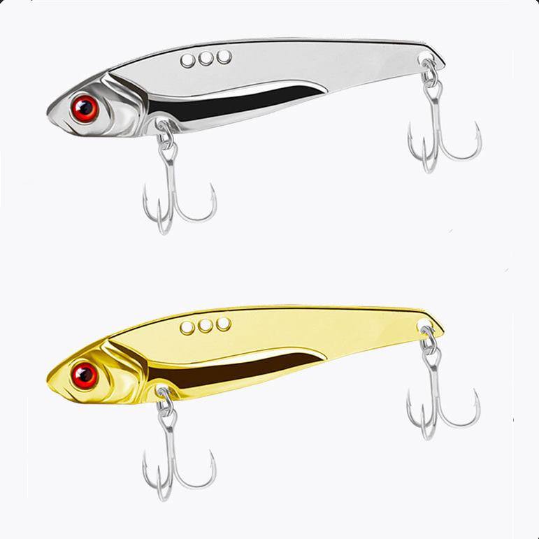 2pc 7/10/14/18g metal vibrating blade sinking fishing lure