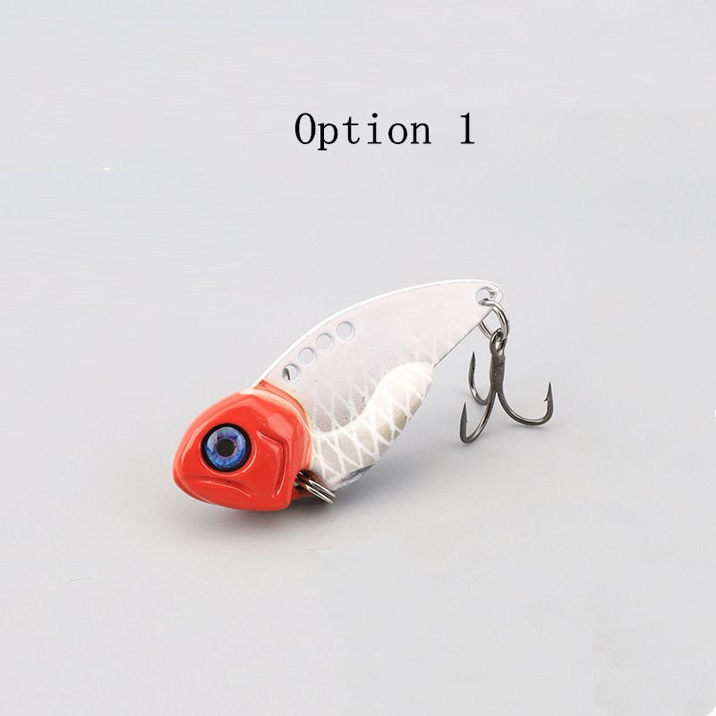 2pc 7/10/15/20g 3D printed metal colorful vibration bait