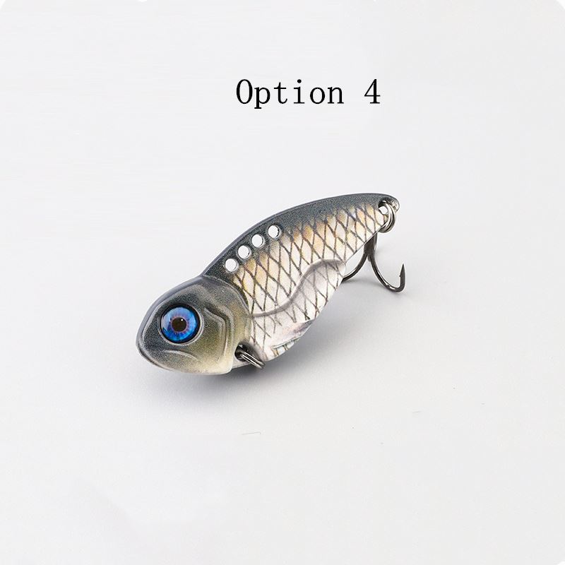 2pc 7/10/15/20g 3D printed metal colorful vibration bait