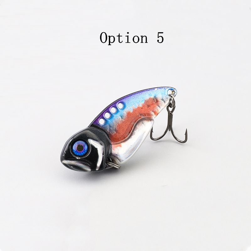 2pc 7/10/15/20g 3D printed metal colorful vibration bait