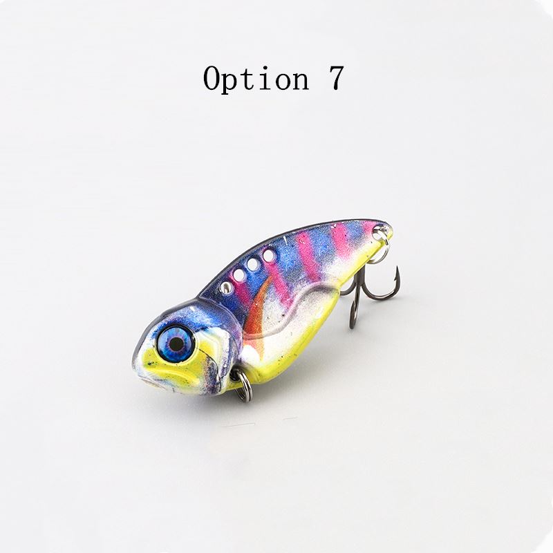 2pc 7/10/15/20g 3D printed metal colorful vibration bait