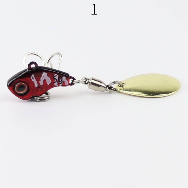2pc 5/7/10/14/20g metal vibrating blade sinking fishing lure with spinner