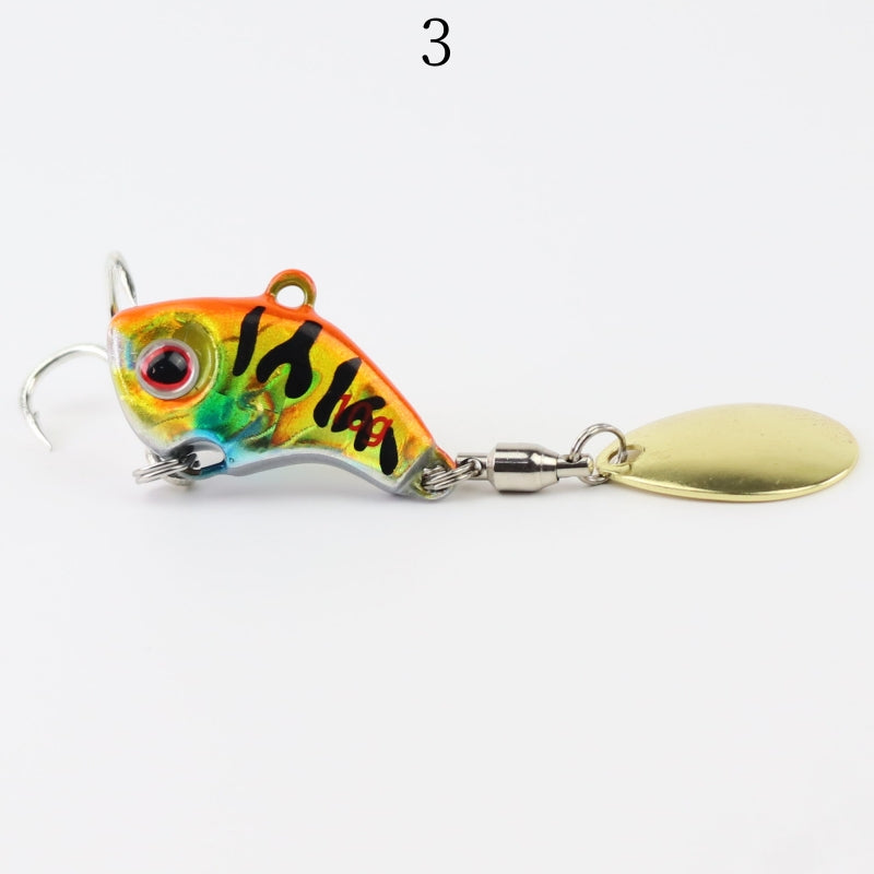 2pc 5/7/10/14/20g metal vibrating blade sinking fishing lure with spinner