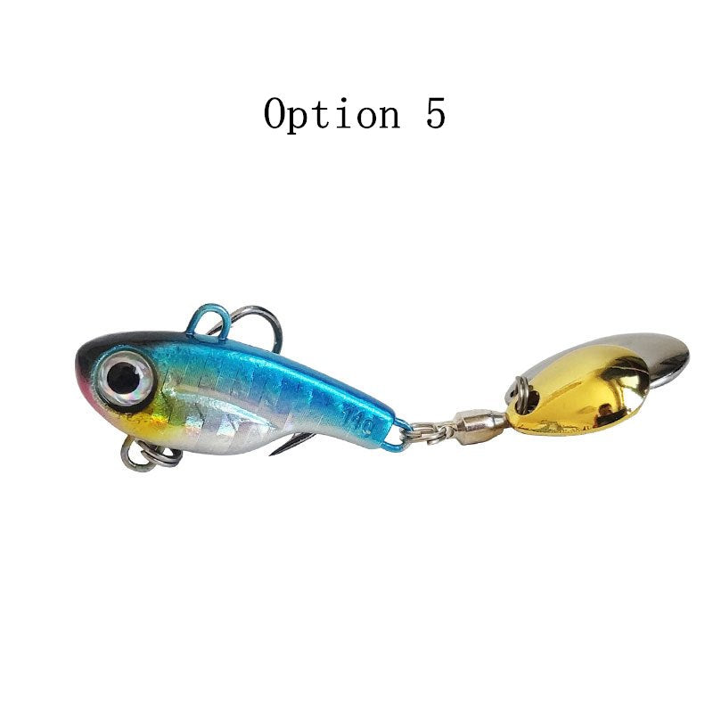 2pc 5/8/11/14/17/20g metal vibrating blade fishing lure with spinner