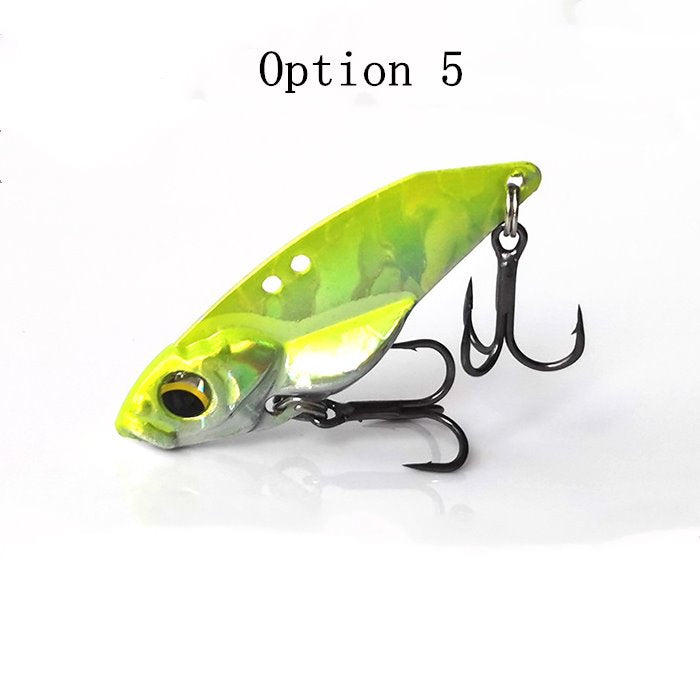2pc 5/7/10/14g metal vibrating blade fishing lure with spinner