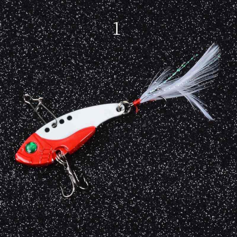 2 pcs 5.5cm 11g metal VIB sinking fishing lure