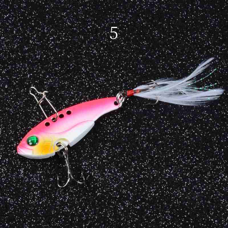 2 pcs 5.5cm 11g metal VIB sinking fishing lure