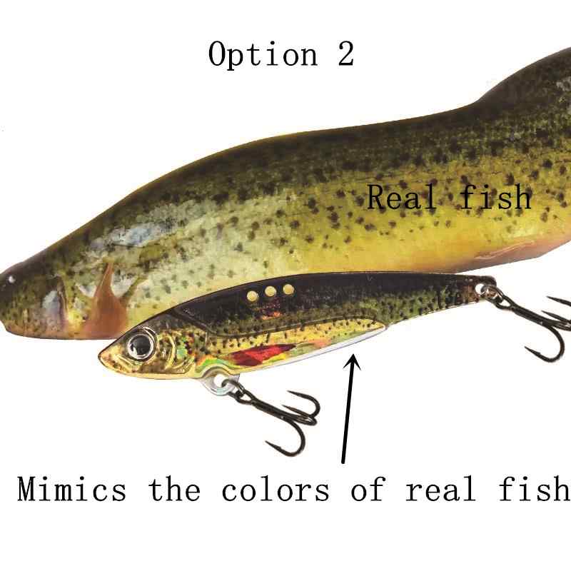 2pc 5/7/10/13/16/20g 3D printed simulated painted vib lure