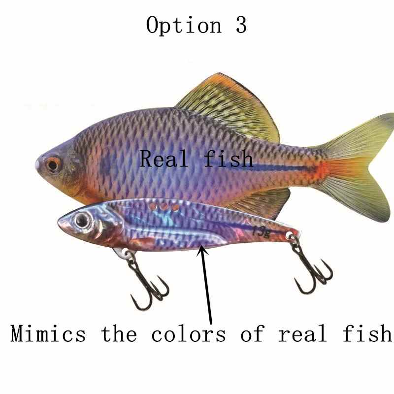 2pc 5/7/10/13/16/20g 3D printed simulated painted vib lure