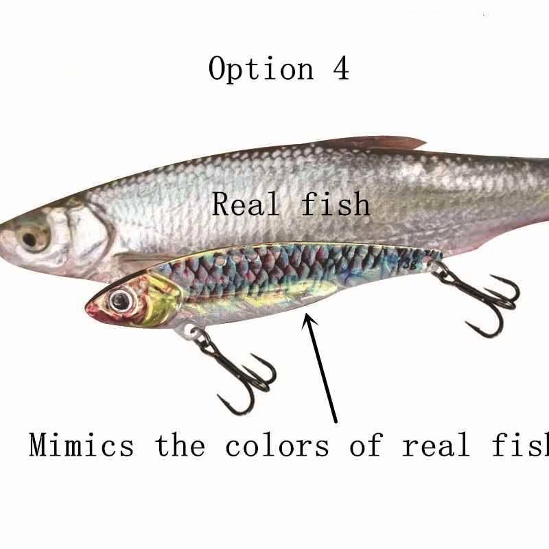 2pc 5/7/10/13/16/20g 3D printed simulated painted vib lure