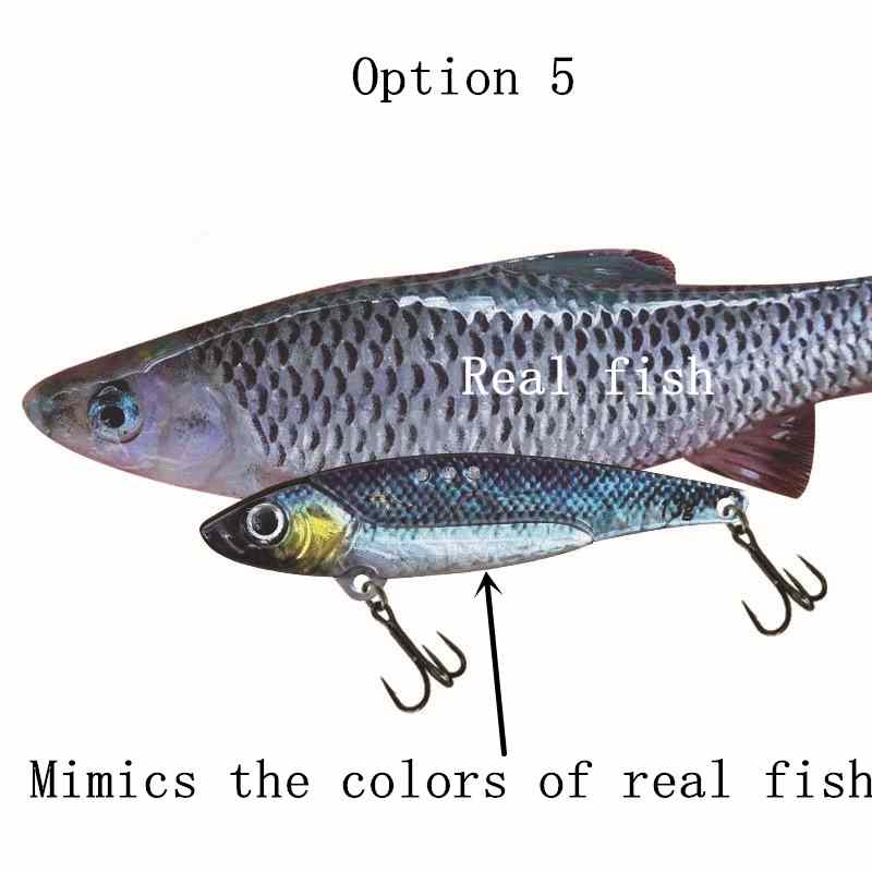 2pc 5/7/10/13/16/20g 3D printed simulated painted vib lure