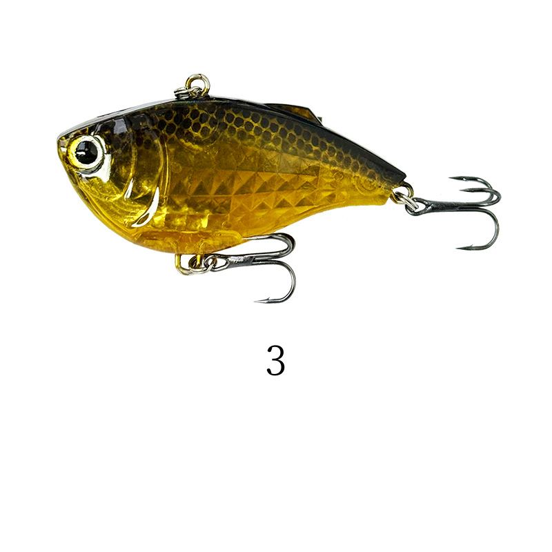 2pc 6cm 14.7g plastic sinking VIB lure lipless crankbait
