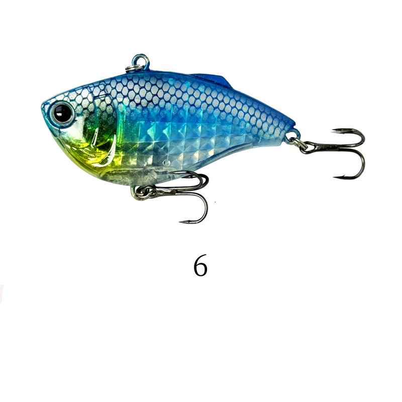 2pc 6cm 14.7g plastic sinking VIB lure lipless crankbait