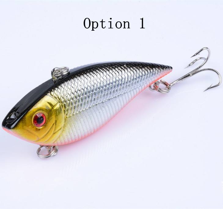 2pc 7cm 10.5g plastic sinking VIB lure lipless crankbait