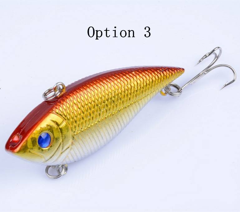 2pc 7cm 10.5g plastic sinking VIB lure lipless crankbait