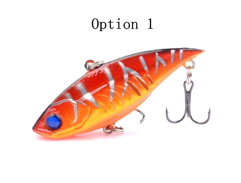 2pc 6.8cm 11g plastic sinking VIB lure lipless crankbait