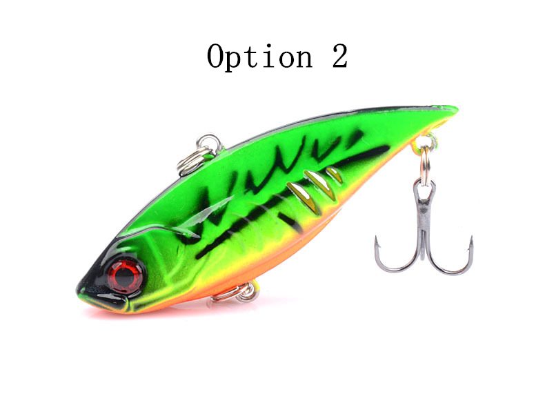 2pc 6.8cm 11g plastic sinking VIB lure lipless crankbait