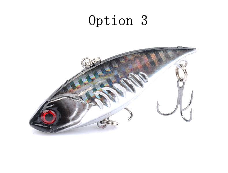 2pc 6.8cm 11g plastic sinking VIB lure lipless crankbait