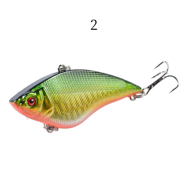 2pc 8cm 15.9g plastic sinking VIB lure lipless crankbait