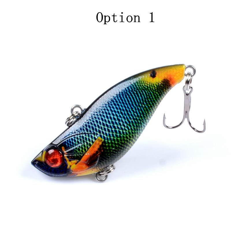 2pc 5.8cm 13.5g plastic VIB lure sinking lipless crankbait
