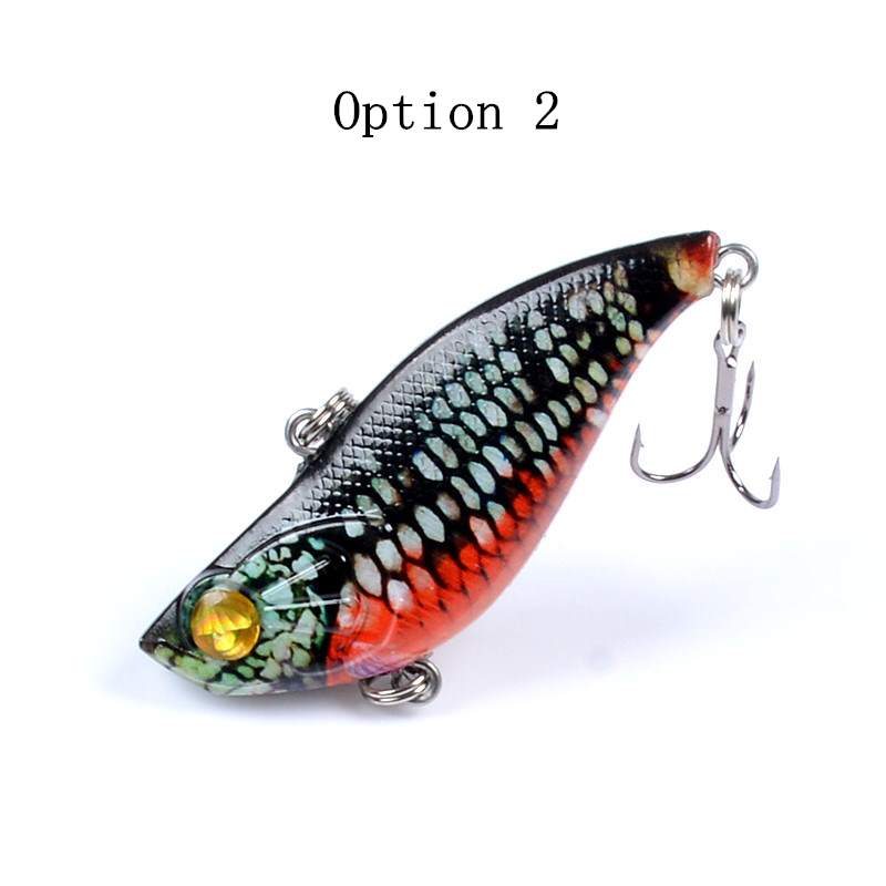 2pc 5.8cm 13.5g plastic VIB lure sinking lipless crankbait