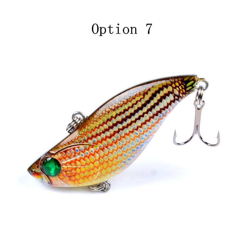 2pc 5.8cm 13.5g plastic VIB lure sinking lipless crankbait