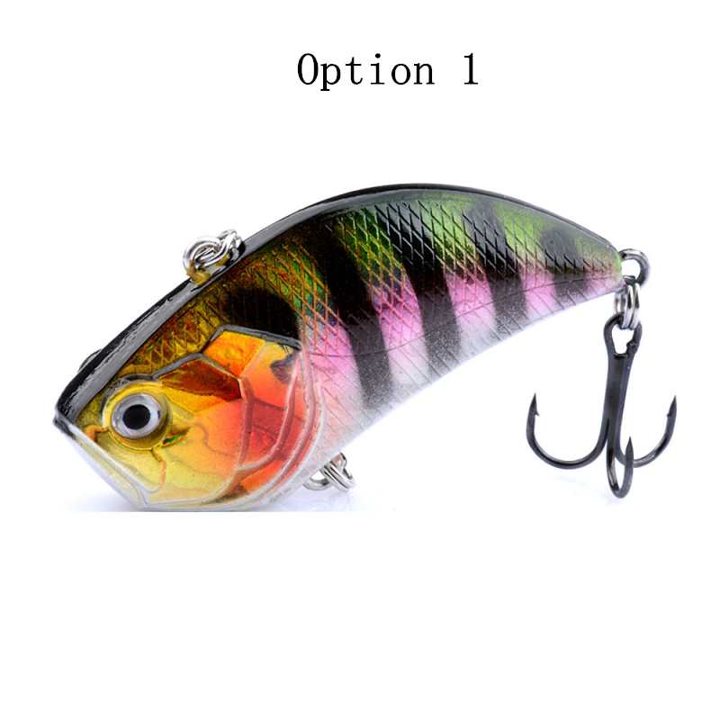 2pc 5.2cm 13g plastic VIB sinking lure lipless crankbait